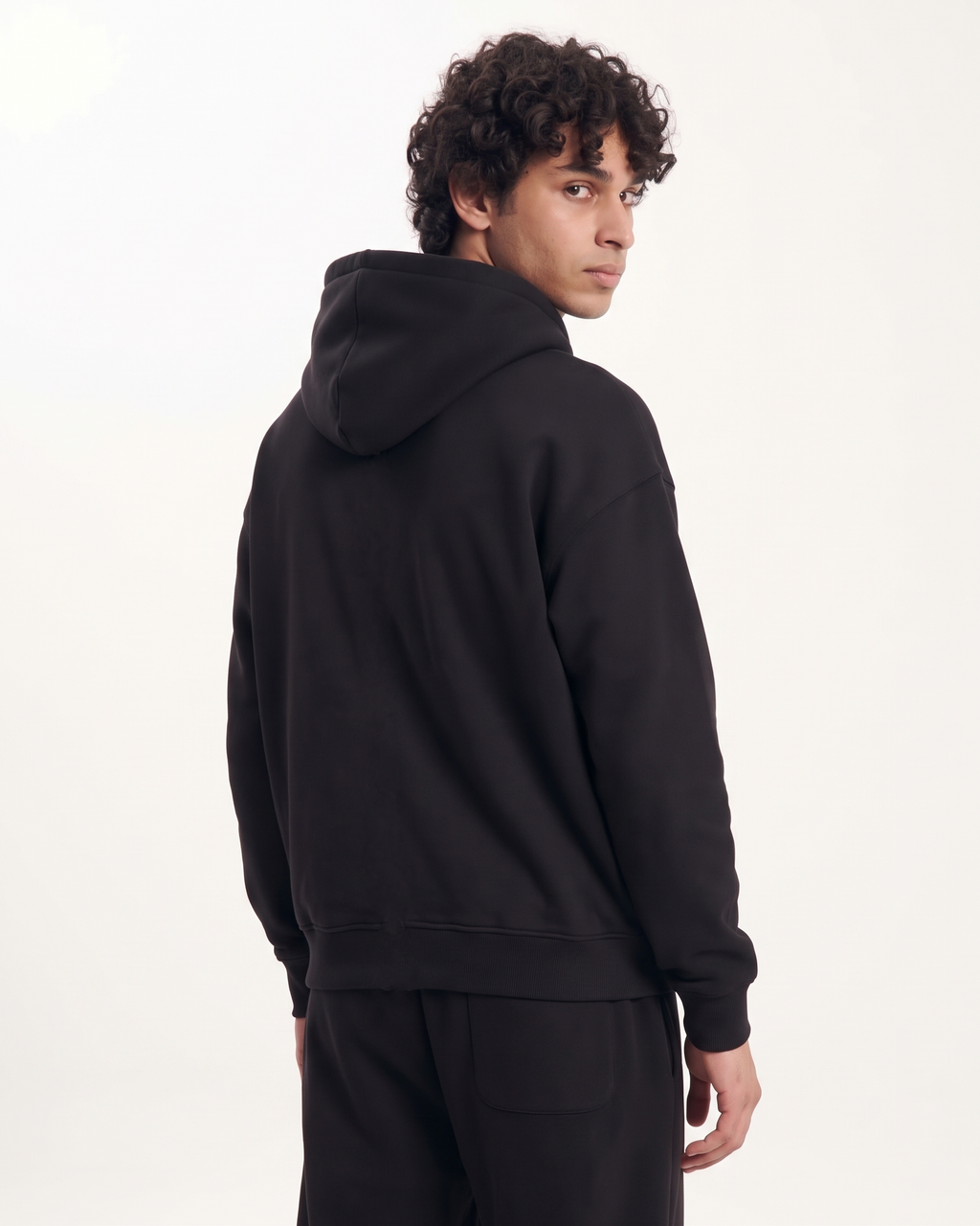 Blackout Boxy Fit Set | 360 GSM Cotton Boxy Hoodie & Baggy Jogger Co-Ord Set