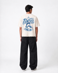 Flowstate Boxy Fit T-Shirt | 240 GSM French Terry Off-White Graphic Tee
