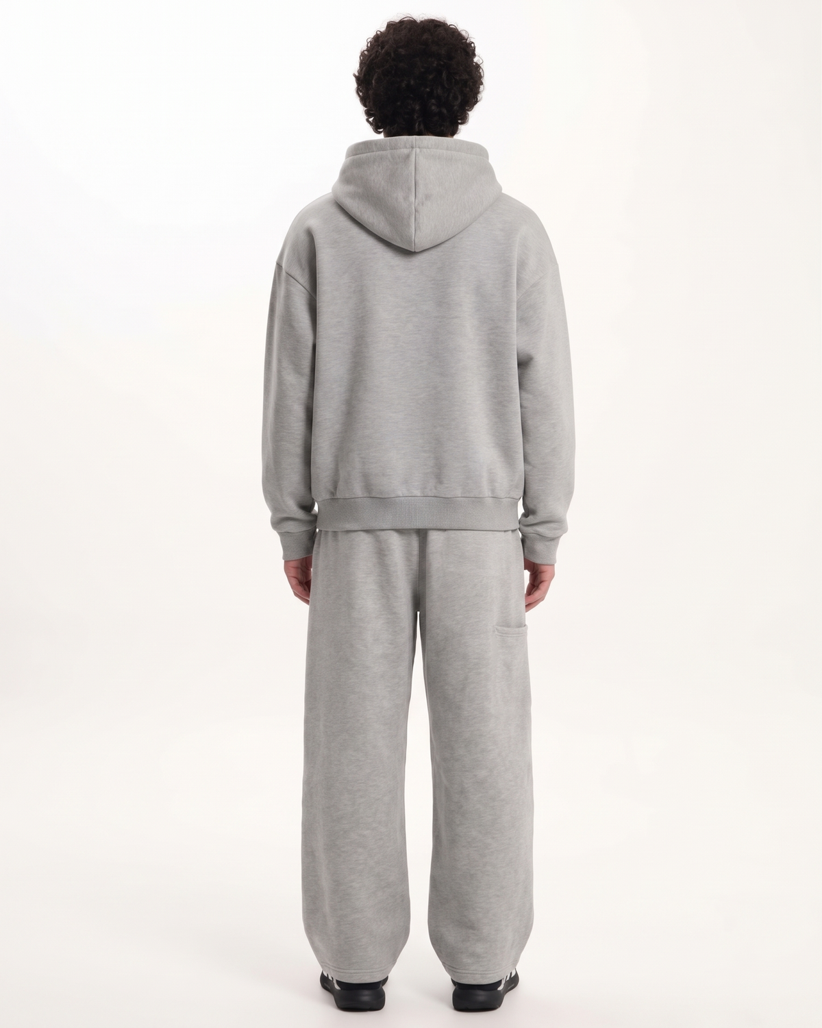 Grey Matter Boxy Fit Set | 360 GSM Cotton Boxy Hoodie & Baggy Jogger Co-Ord Set